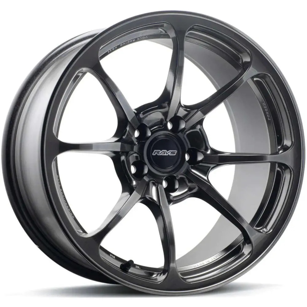 VOLK  NE24 SHINING BLACK METAL  18X11 +13MM / BP 5x114.3 (5x4.5)