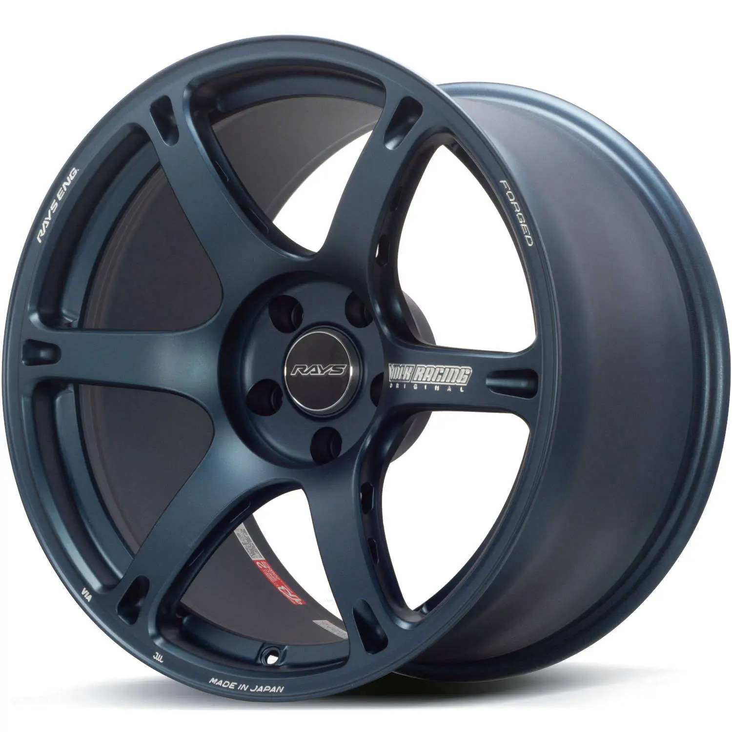 VOLK  TE037 6061 BLUE GUNMETAL  18X10.5 +15MM / BP 5x114.3 (5x4.5)
