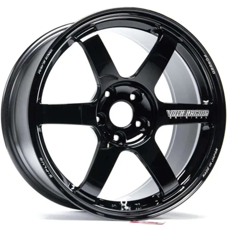 VOLK  TE37 SAGA S-PLUS GLOSS BLACK  18X10.5 +20MM / BP 5x120