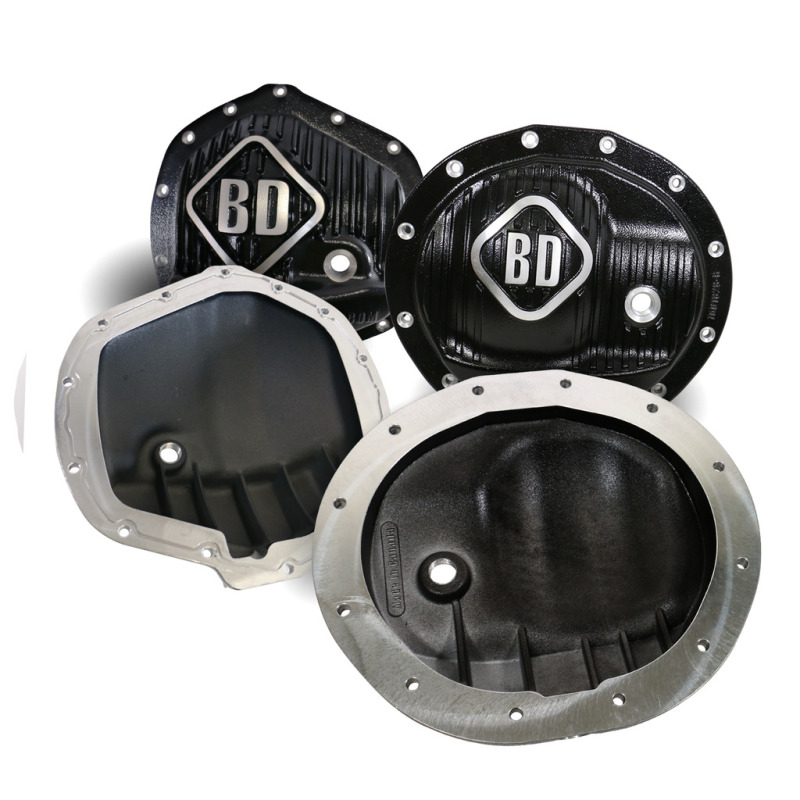 BD Diesel Differential Cover Pack Front & Rear - 14-18 Ram 2500/3500 w/o Rear Coil Springs - 1061829