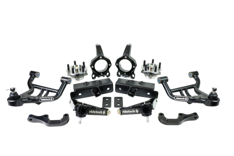 Ridetech 79-93 Ford Mustang w/ Stock K-Member Front SLA Suspension System - 12122600