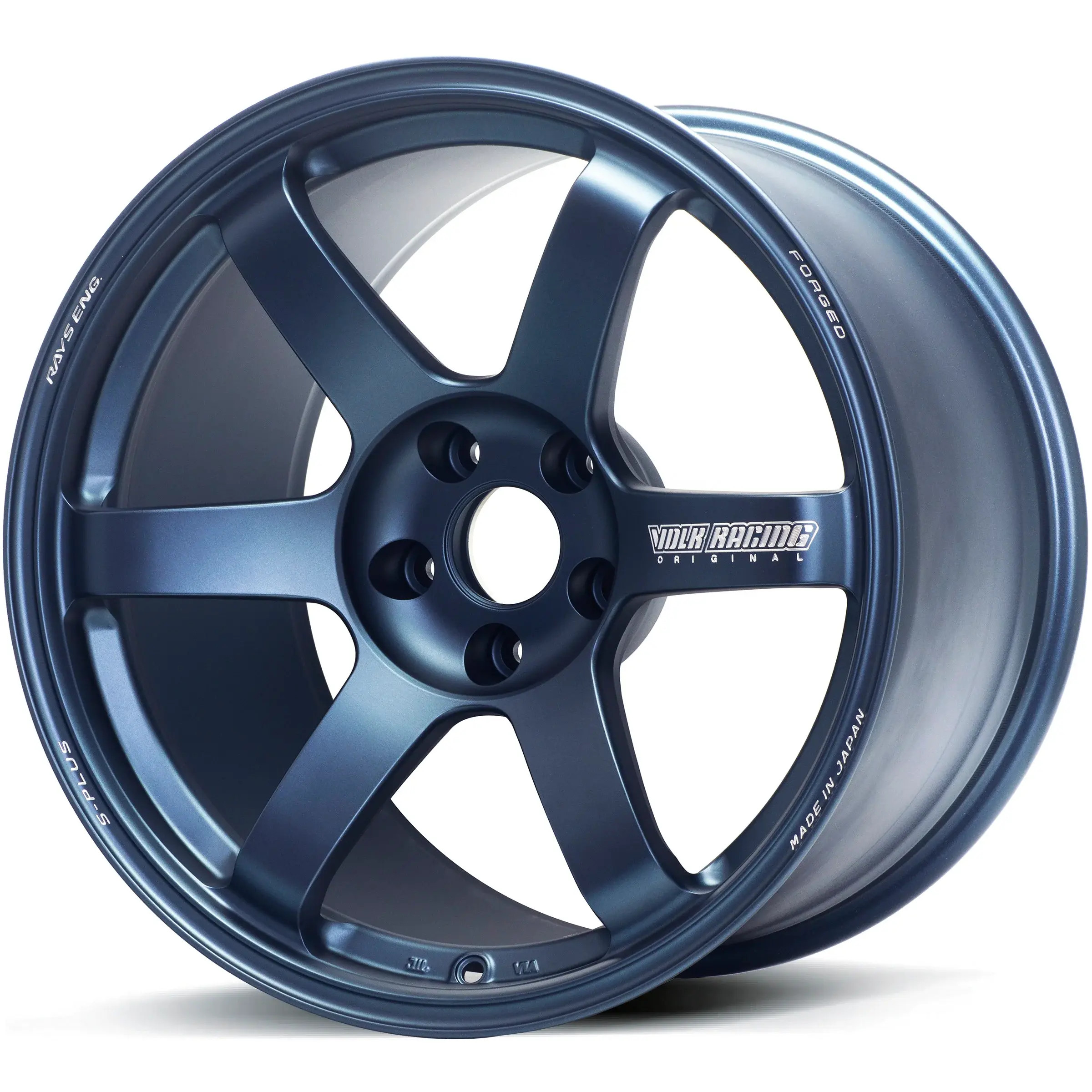 VOLK  TE37 SAGA S-PLUS MATTE BLUE GUNMETAL  18X10.5 +30MM / BP 5x112