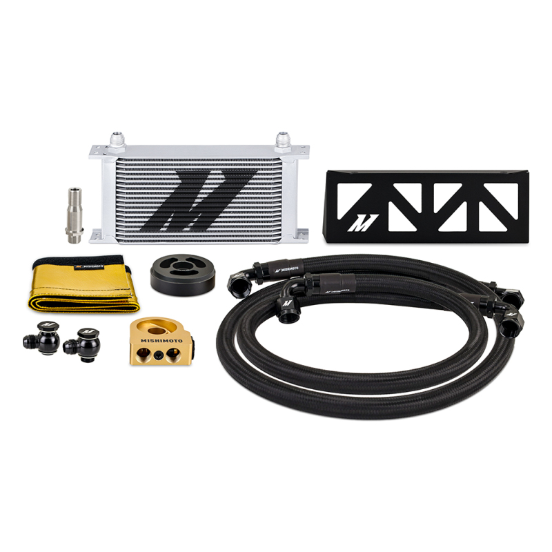 Mishimoto 22+ Subaru BRZ/Toyota GR86 Oil Cooler Kit Thermostatic - Silver - MMOC-BRZ-22TSL