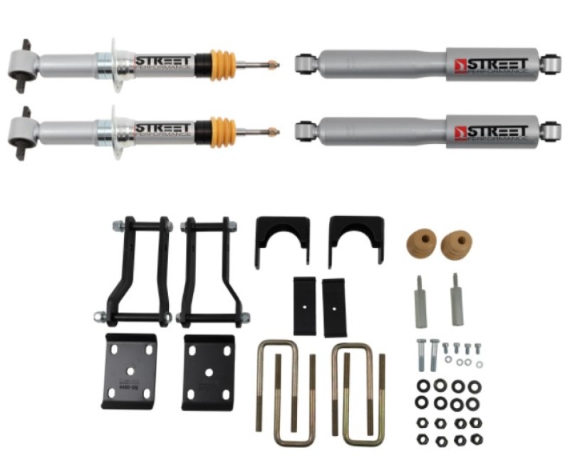 Belltech LOWERING Kit 2019+ Ford Ranger 2WD 2in Front/4in Rear - 1044SP