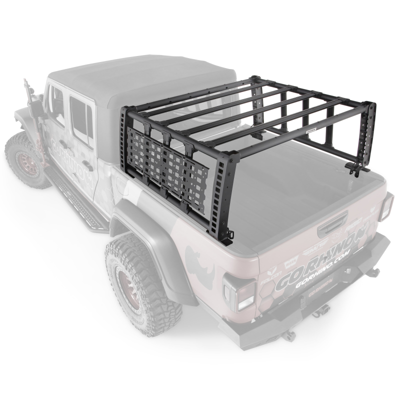 Go Rhino 19-21 Jeep Gladiator XRS Overland Xtreme Rack - Black - 5950000T