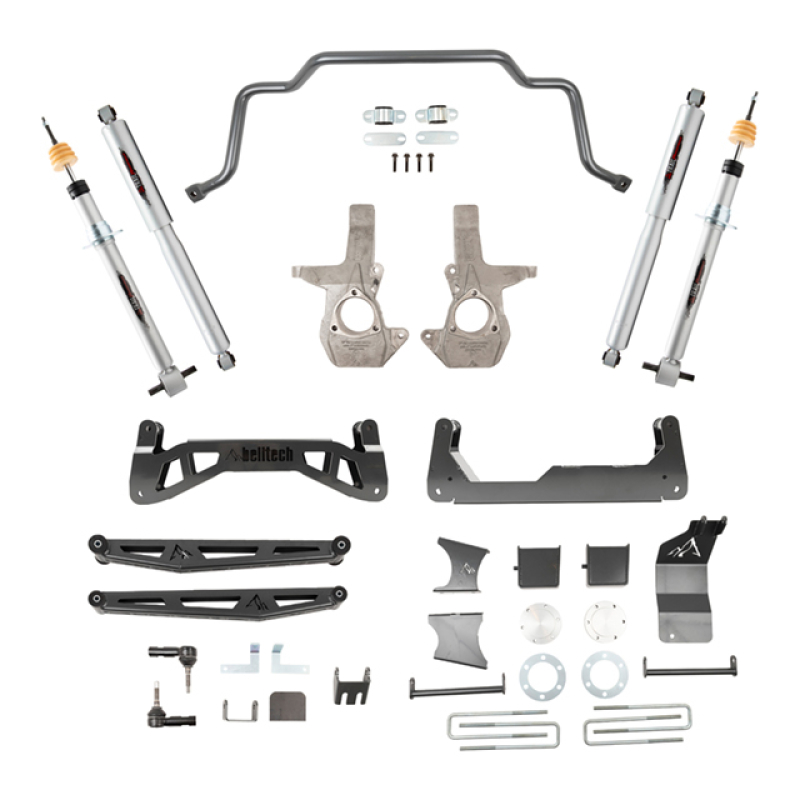 Belltech 16-18 Chevrolet Silverado / GMC Sierra 1500 4WD 7in Suspension Lift Kit w/ Shocks - 150203TP