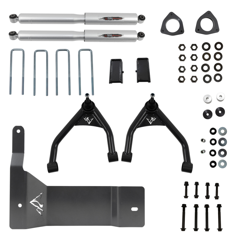 Belltech 07-13 Chevrolet Silverado / GMC Sierra 1500 4WD 4in Suspension Lift Kit w/ Shocks - 150207BK