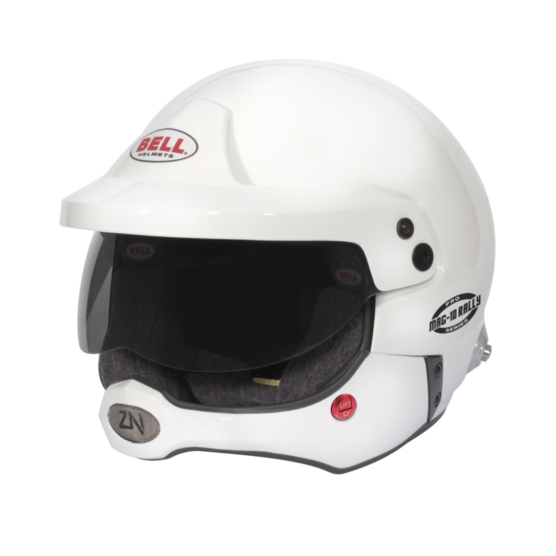 Bell Mag-10 Rally Pro (HANS) 57 (7 1/8) FIA8859/SA2020 - Size 57 (White) - 1346014