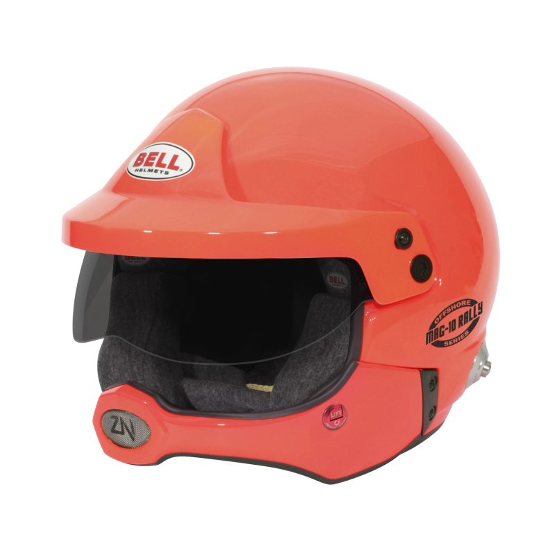 Bell Mag-10 Rally Pro (HANS) 55 (6 7/8) FIA8859/SA2020 - Size 55 (Orange) - 1346022