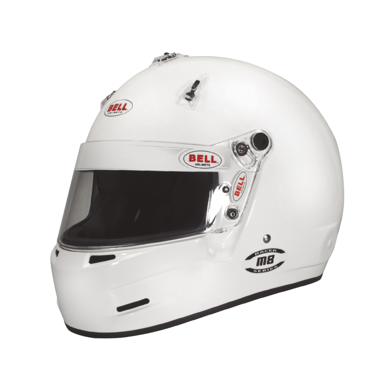 Bell M8 SA2020 V15 Brus Helmet - Size 54-55 (White) - 1419A01