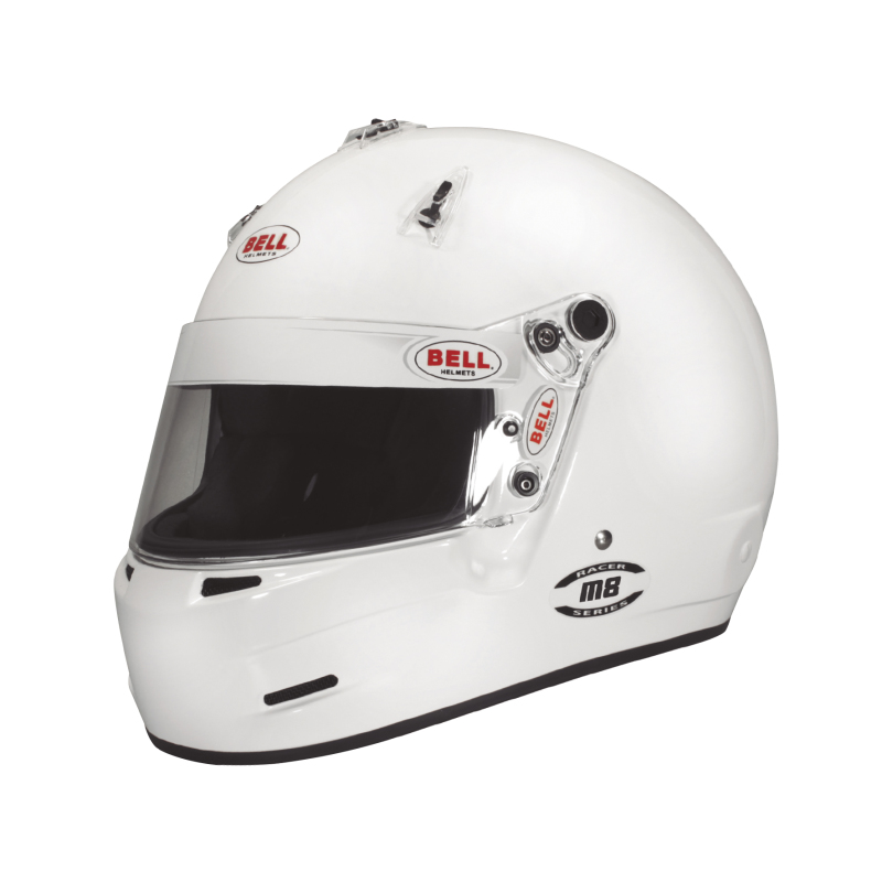 Bell M8 SA2020 V15 Brus Helmet - Size 65-66 (White) - 1419A08