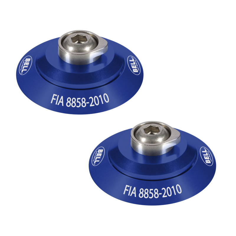 Bell HANS Clip Set - Blue FIA8858-2010 - 2100003