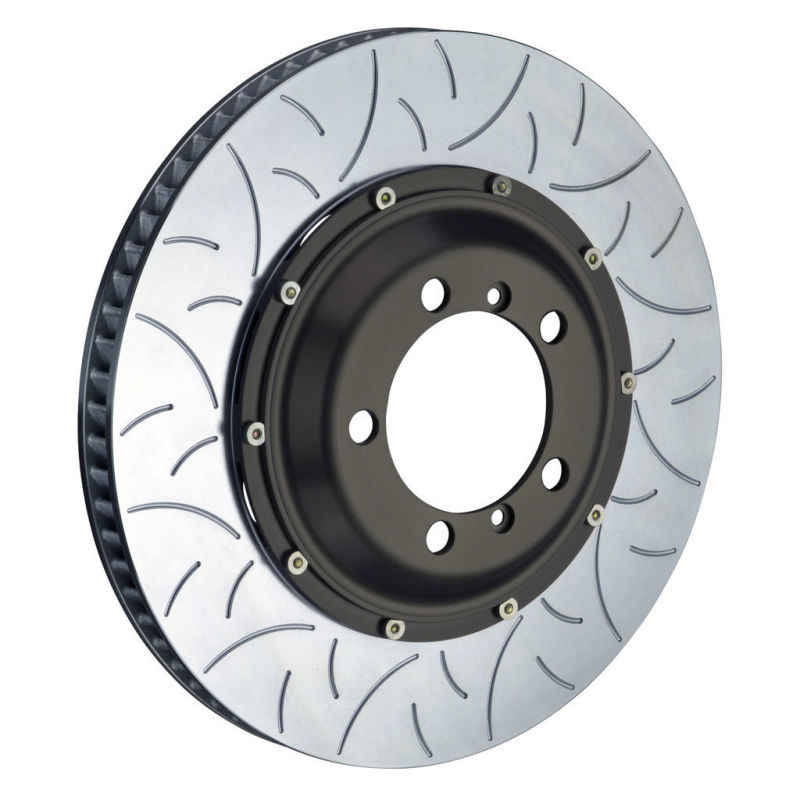 Brembo 06-12 997 Turbo/Turbo S (PCCB Equipped) Front 2-Piece Discs 380x34 2pc Rotor Slotted Type3 - 103.9008A