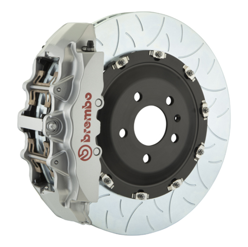 Brembo 04-08 Ram 1500 Front GT BBK 6 Piston Cast 2pc 380x34 2pc Rotor Slotted Type-3-Silver - 1J3.9002A3