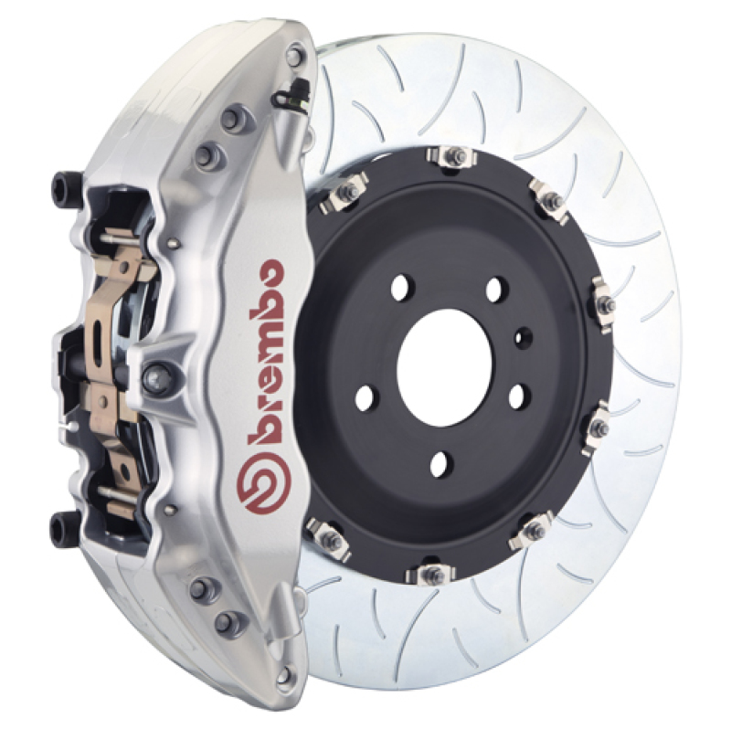 Brembo 11-21 Grand Cherokee (Excl. SRT) Fr GT BBK 6Pist Cast 2pc 380x34 2pc Rotor Slot Type3-Silver - 1J3.9020A3