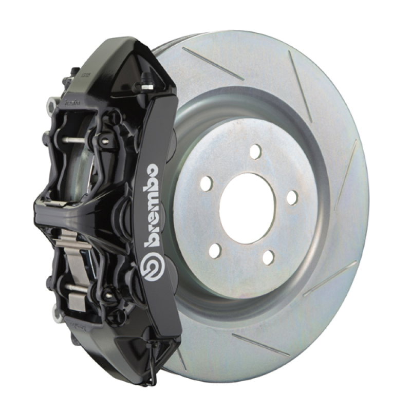 Brembo 16+ Camaro LS/LT/SS Front GT BBK 6 Piston Cast 355x32 1pc Rotor Slotted Type1-Black - 1L5.8018A1