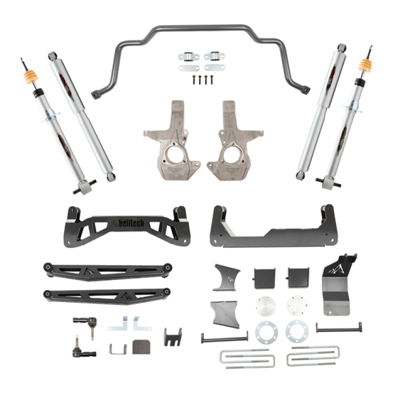 Belltech 07-16 Chevrolet Silverado / GMC Sierra 1500 4WD 7-9in Suspension Lift Kit w/ Shocks - 150201TP