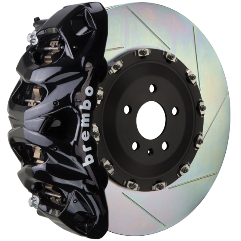 Brembo 20+ GLE-Class Front GT BBK 8 Piston Cast 412x38 2pc Rotor Slotted Type1-Black - 1Q2.9625A1