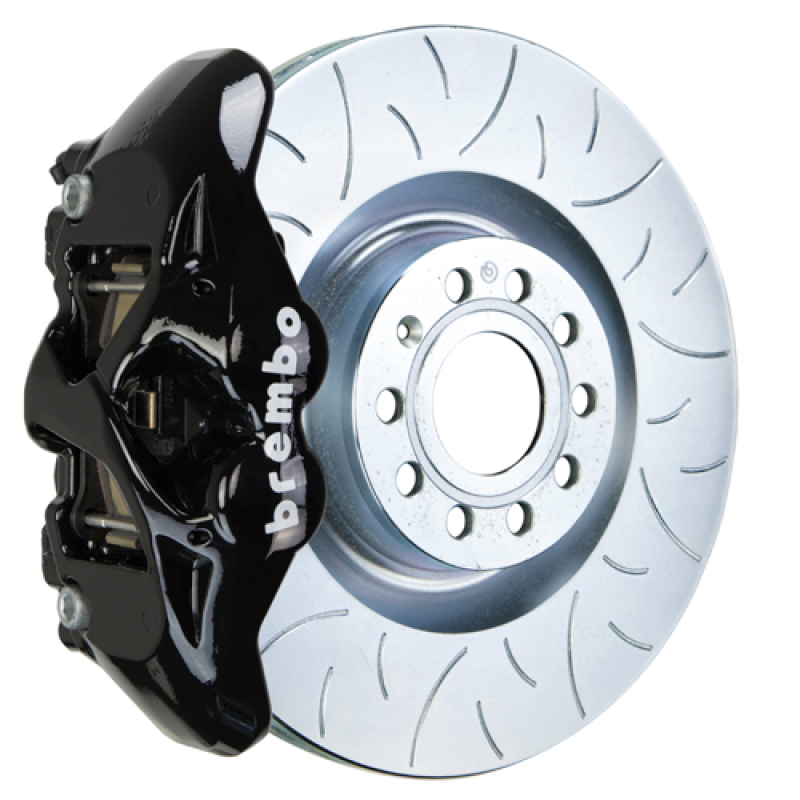 Brembo 14-20 A3 Front GT BBK 4 Piston Cast 345x30 1pc Rotor Slotted Type3-Black - 1S5.8003A1
