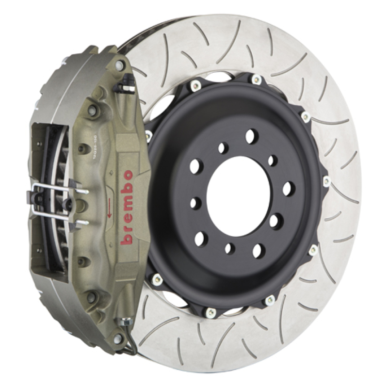 Brembo 99-04 996 (Excl. PCCB) PISTA Fr Race BBK 4Pist Cast 2pc 355x32x53a 2pc Rotor T3-Clear HA - 3K2.8011A