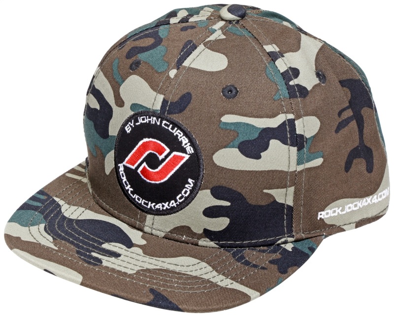 RockJock Camo Hat w/ round RJ Patch Adjustable - RJ-715002-1