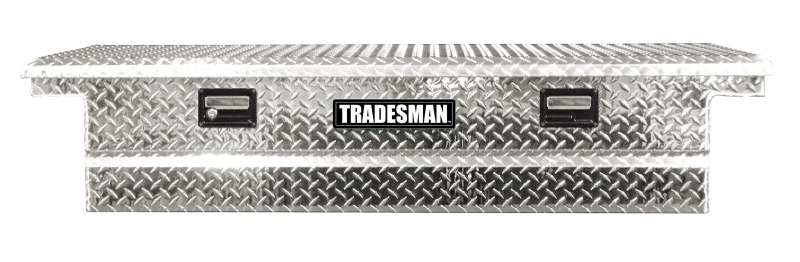 Tradesman Aluminum Cross Bed Low-Profile Truck Tool Box (60in.) - Brite - 111002LP