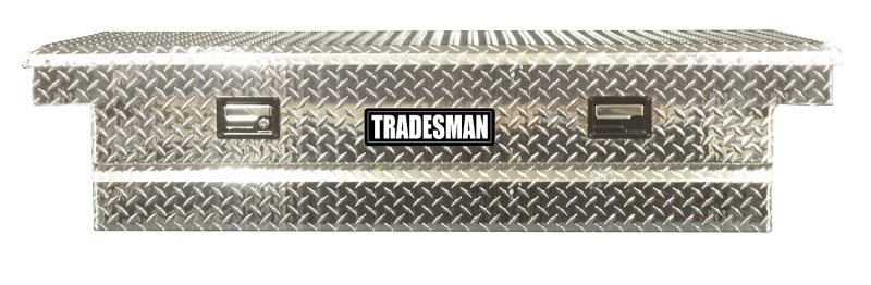 Tradesman Aluminum Economy Cross Bed Truck Tool Box (60in.) - Brite - 111002T