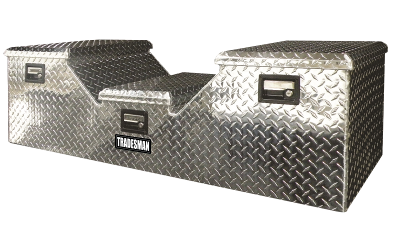 Tradesman Aluminum Flush Mount 5th Wheel Truck Box - Brite - 6132