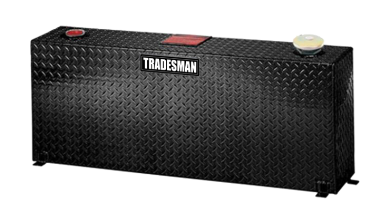 Tradesman Aluminum Rectangular Liquid Storage Tank (55 Gallon Capacity) - Black - 73155