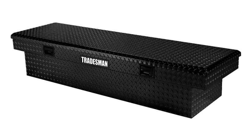 Tradesman Aluminum Economy Cross Bed Truck Tool Box (72in.) - Black - 7511101