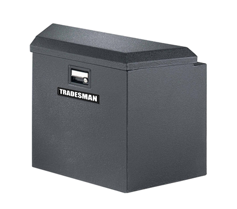 Tradesman Steel Trailer Tongue Storage Box (16in.) - Black - 76220