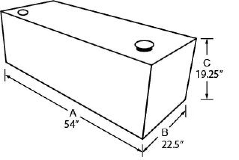 Tradesman Steel Full Size Rectangular Liquid Storage Tank - White - 83099