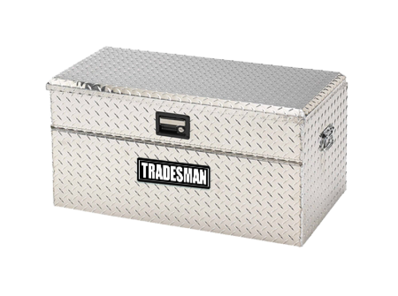 Tradesman Aluminum Flush Mount Truck Tool Box Full/Wide (56in.) - Brite - 9456WB