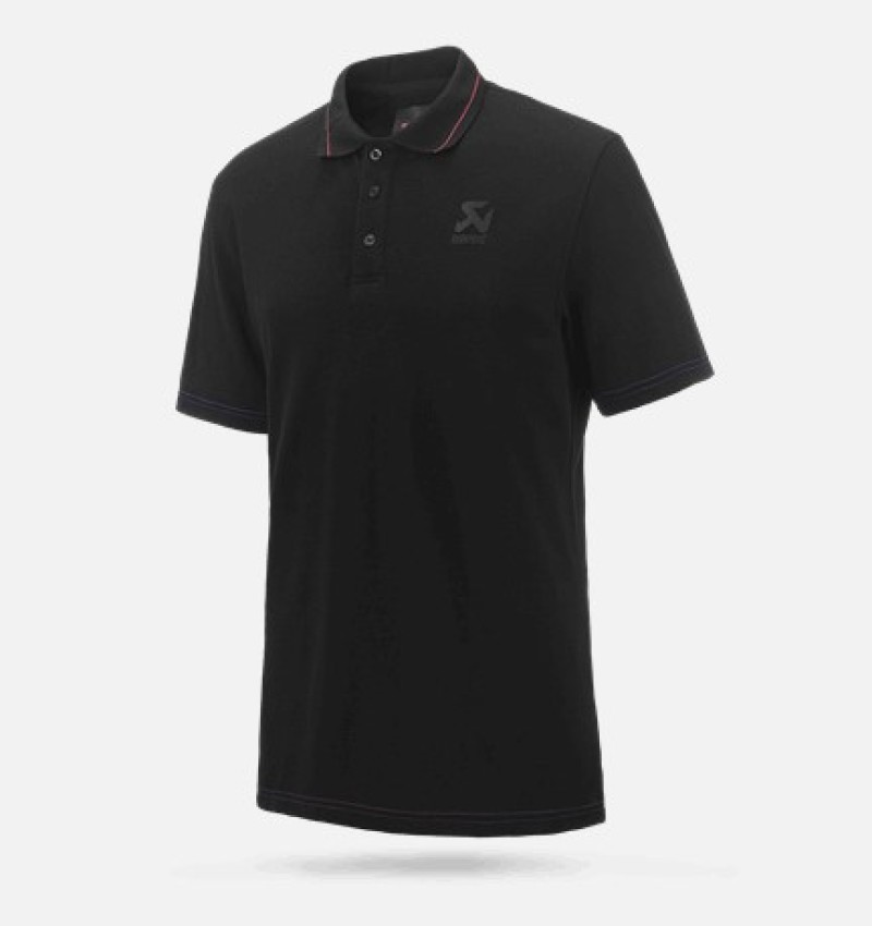 Akrapovic Corpo Polo Black Mens - XL - 802134