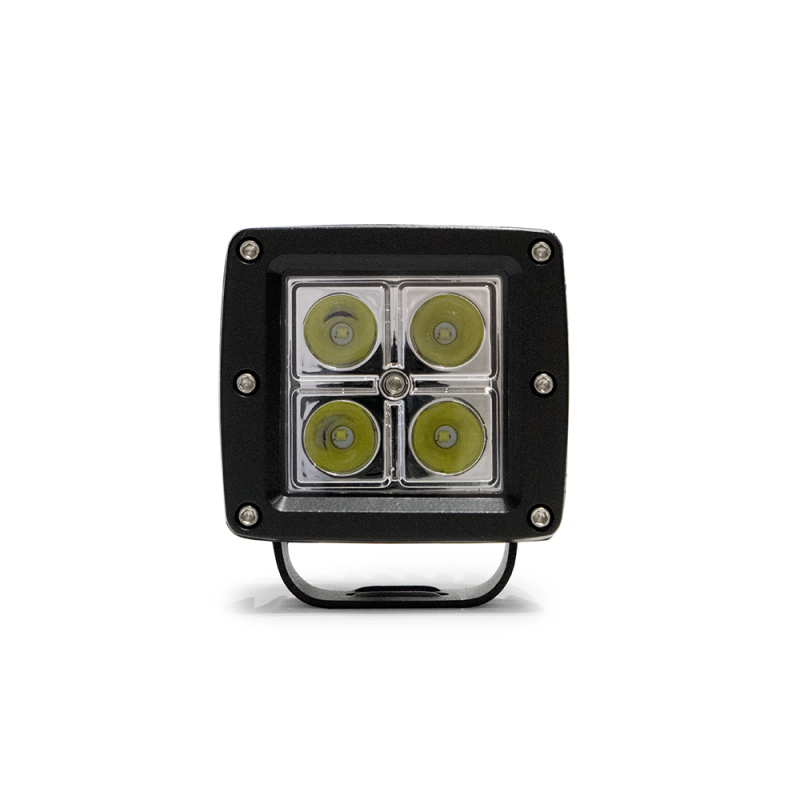 DV8 Offroad 3in Cube LED Light 20W Spot 5W LED - Chrome - B3CE16W4W