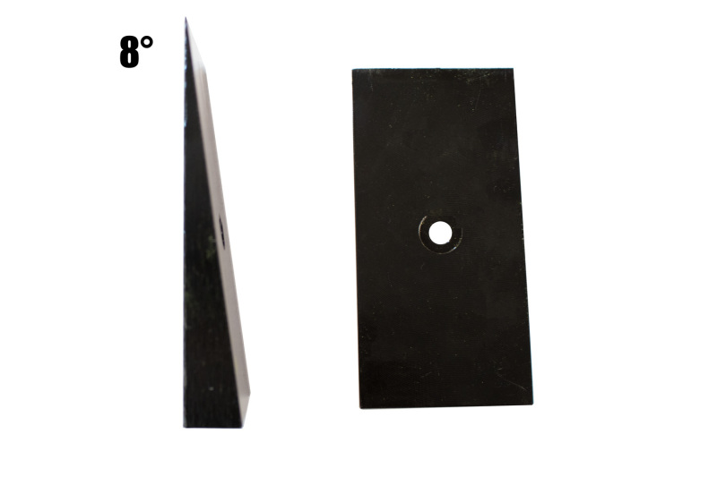 Fishbone Offroad Universal 8in Leaf Spring Shim - Black - FB27372