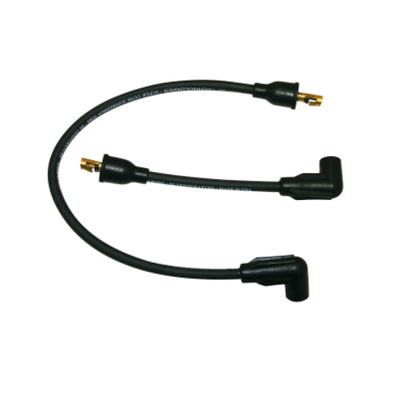 Moroso 80-84 H-D FL / 84-99 H-D FXST/FLST / 91-98 H-D FXD Suppression Core Wire Set - Black - 27160