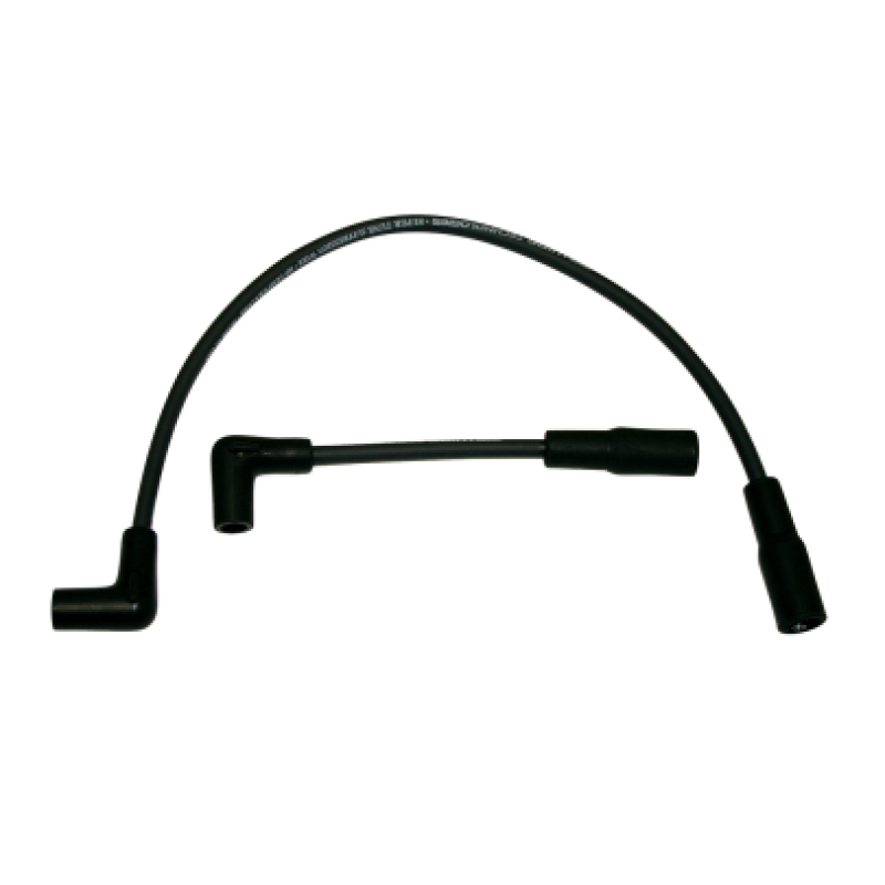 Moroso 99-15 Harley-Davidson FXD/FXDWG Suppression Core Wire Set - Black - 27166