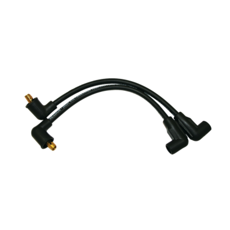 Moroso 82-99 Harley-Davidson FXR Spiral Core Wire Set - Black - 27213