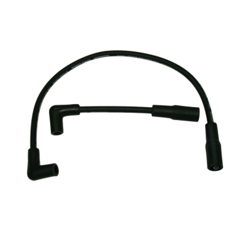Moroso 99-15 Harley-Davidson FXD/FXDWG Spiral Core Wire Set - Black - 27217