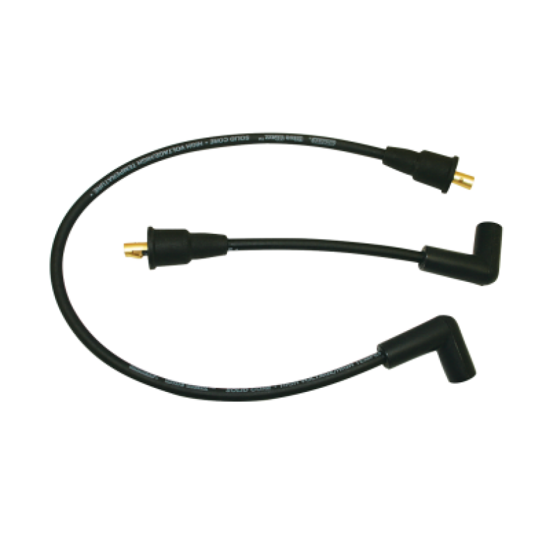 Moroso 71-78 Harley-Davidson XL Solid Stainless Core Wire Set - Black - 27290
