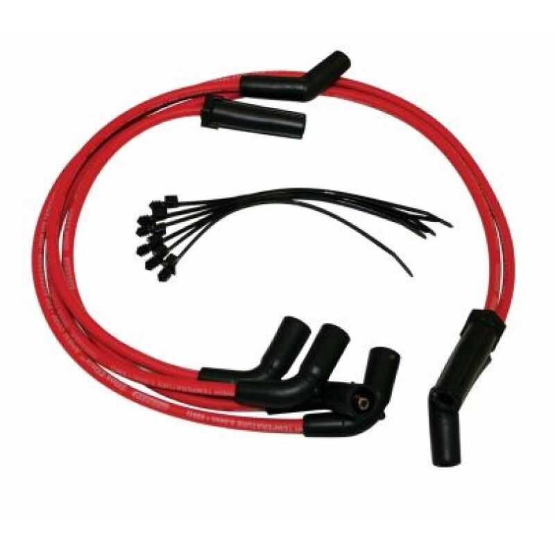 Moroso 2017+ Harley-Davidson Milwaukee 8 Spiral Core Wire Set - Red - 27381
