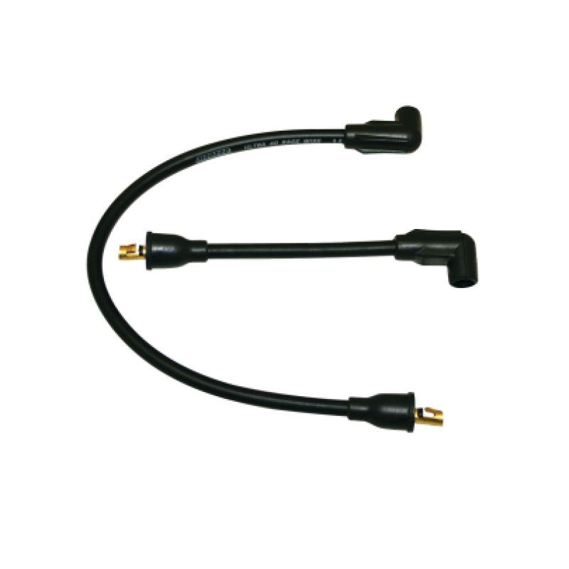 Moroso 80-84 H-D FL / 84-99 H-D FXST/FLST / 91-98 H-D FXD Ultra 40 Wire Set - Black - 28322