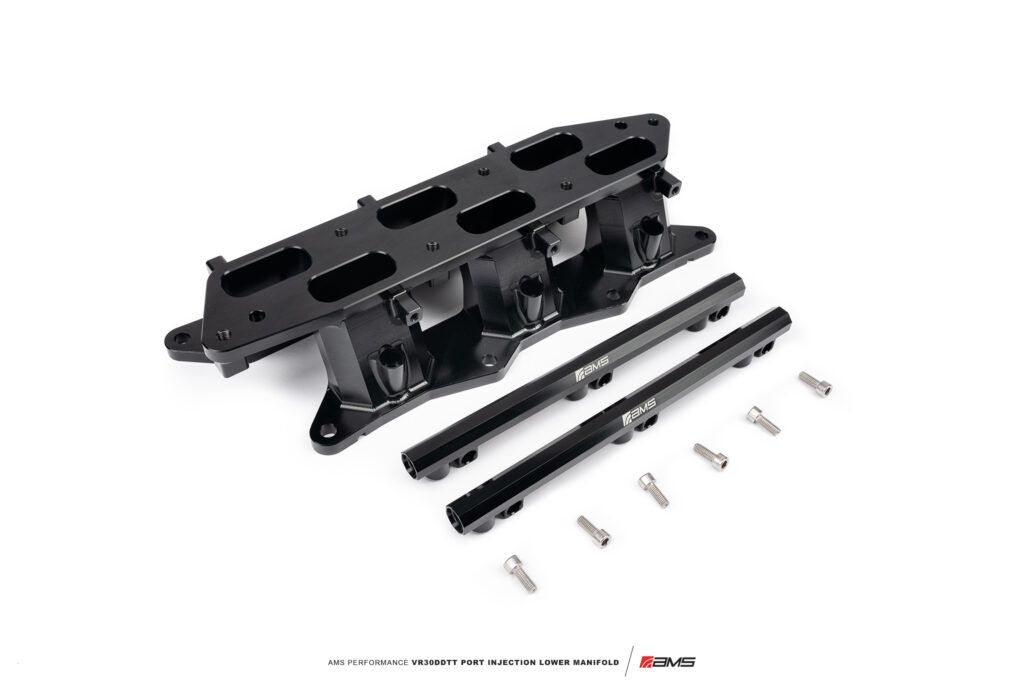 AMS Performance Infiniti Q50/Q60 Port Injection Lower Manifold (Black)