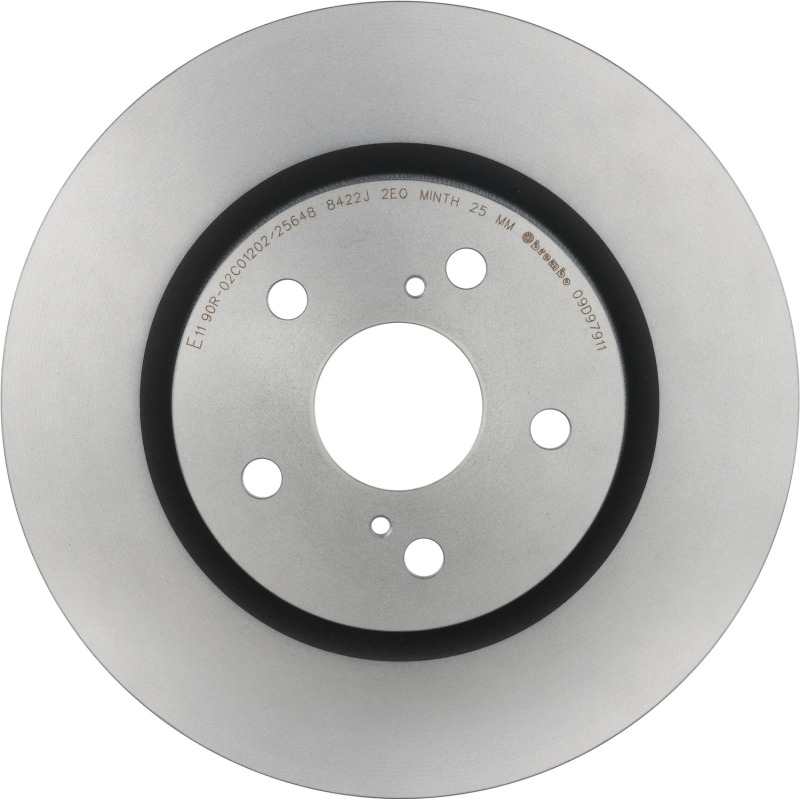 Brembo 2022 Volvo C40 Recharge/21-22 Volvo XC40 Recharge/16-22 Volvo XC90 Rear UV Coated Rotor - 09.D979.11