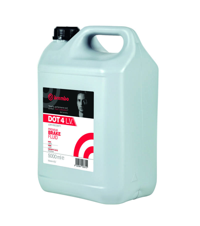 Brembo DOT 4 Low Viscosity Brake Fluid (5000 ML) - L04250