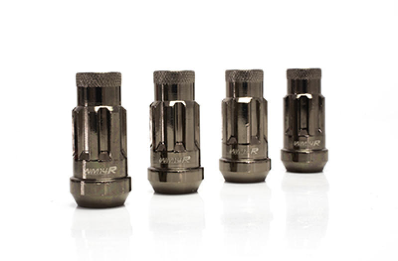 Wheel Mate WM14R 14x1.50 Wheel Locks Titanium Chrome 4 PCS - WM14R02T
