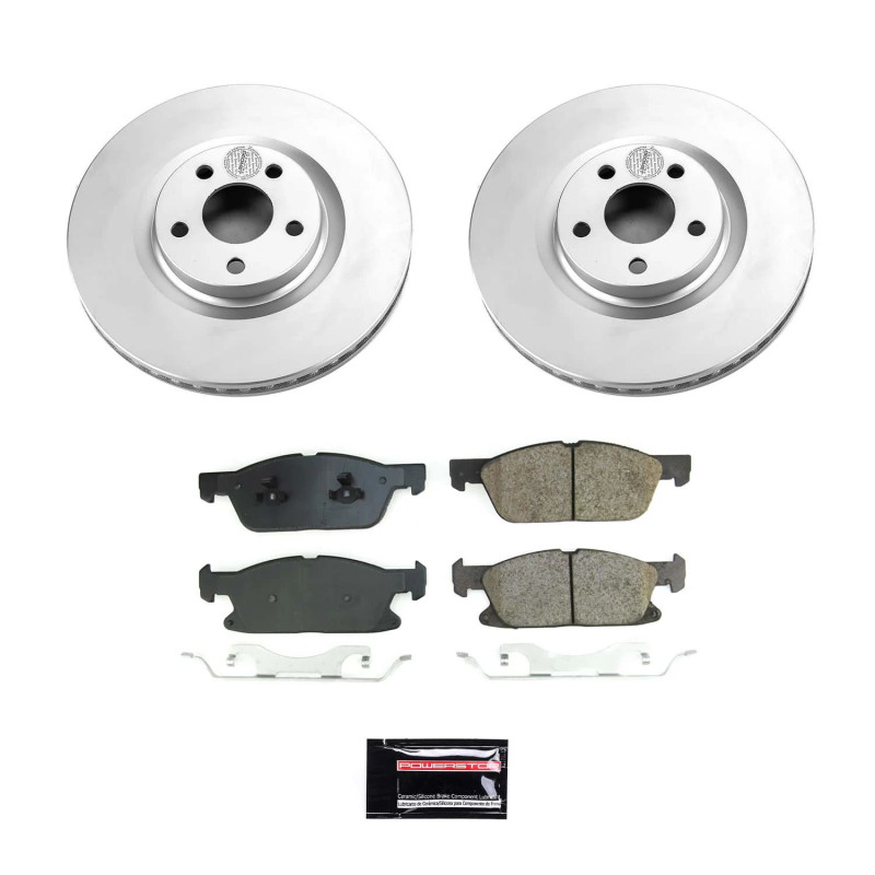 Power Stop 17-20 Lincoln Continental Front Z17 Coated Brake Kit - CRK8961