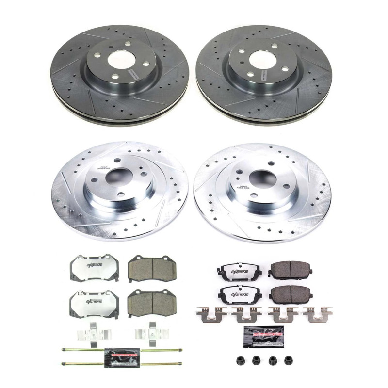 Power Stop 17-20 Fiat 124 Spider Front & Rear Z26 Street Brake Kit - K7361-26