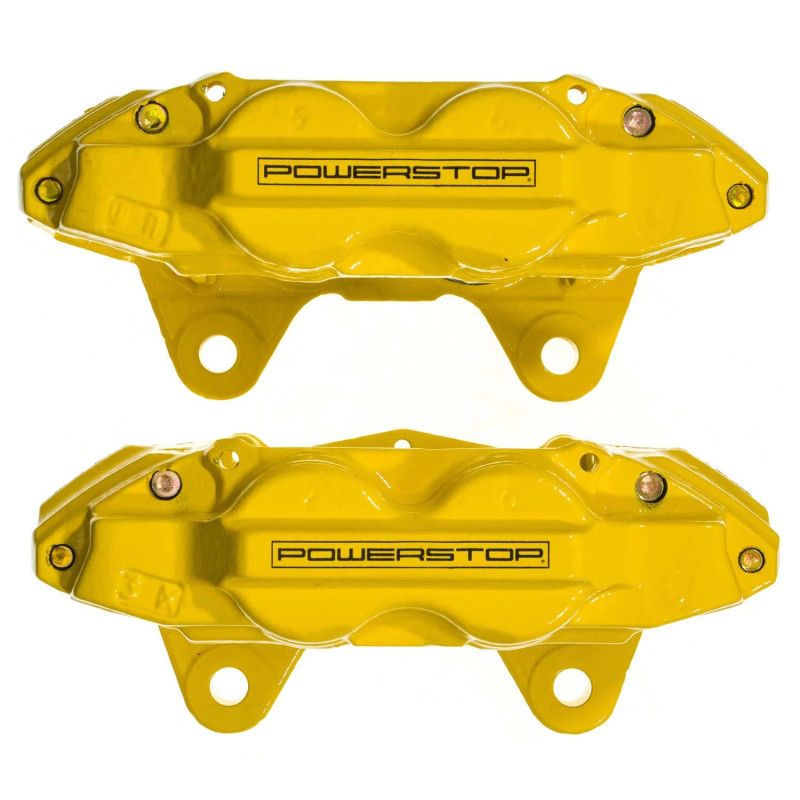 Power Stop 16-22 Lexus GX460 Front Yellow Caliper Pair w/o Brackets - S15020YLW